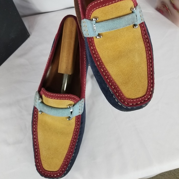 Marc Joseph Bryant Park Loafers Suede 11.5 Multicolor - Picture 4 of 8